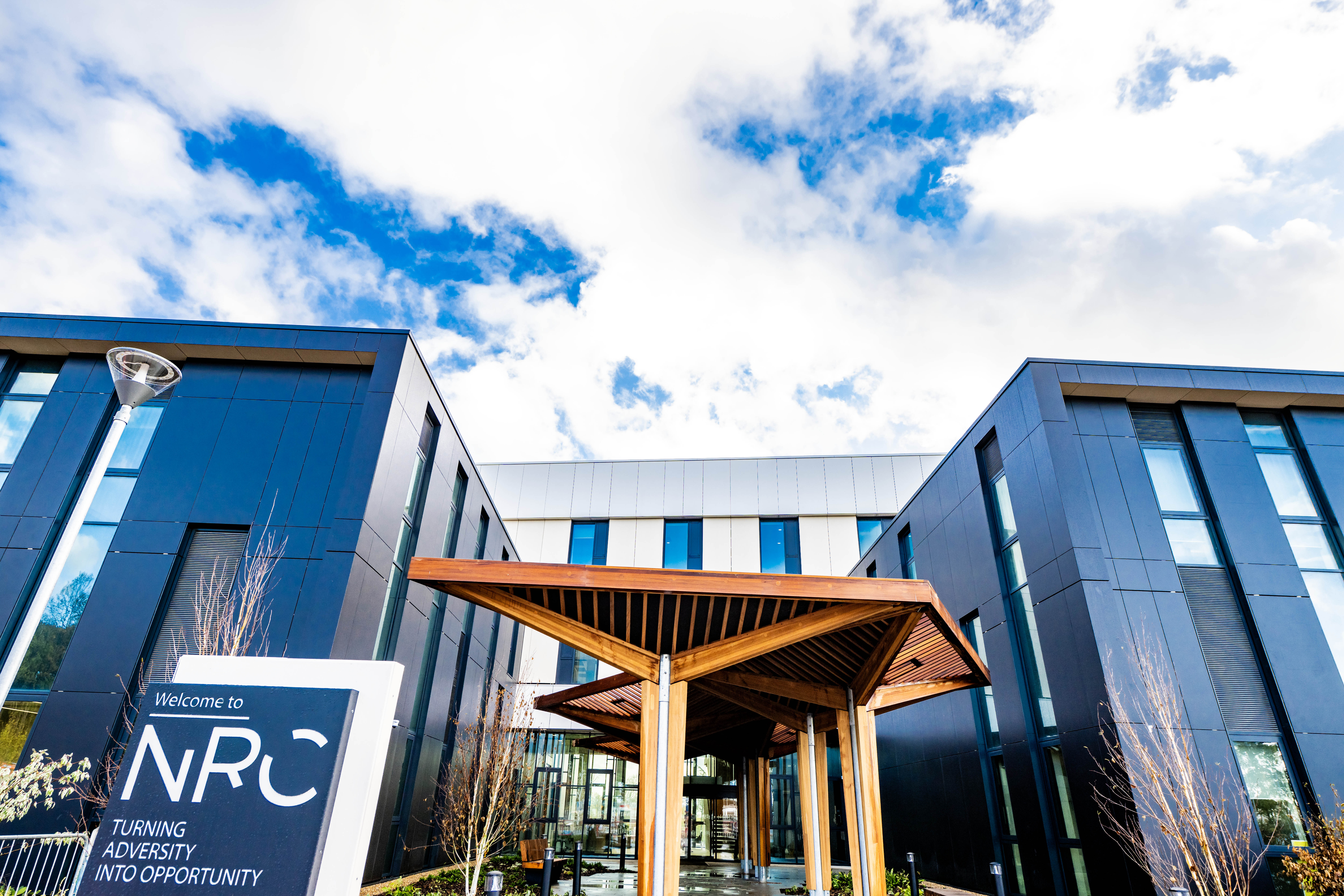 The front of the NRC building
