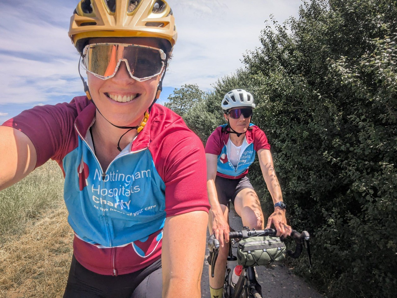 Charity bike ride cycling