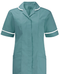 Healthcare Assistants (HCAs) are in a light green uniform